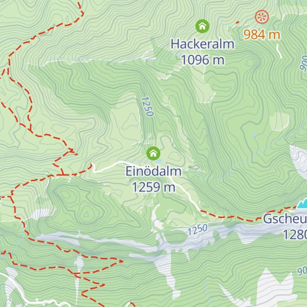 Map of Einödalm