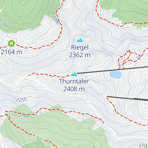 Map of Thurntaler