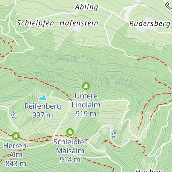 Map of Untere Lindlalm