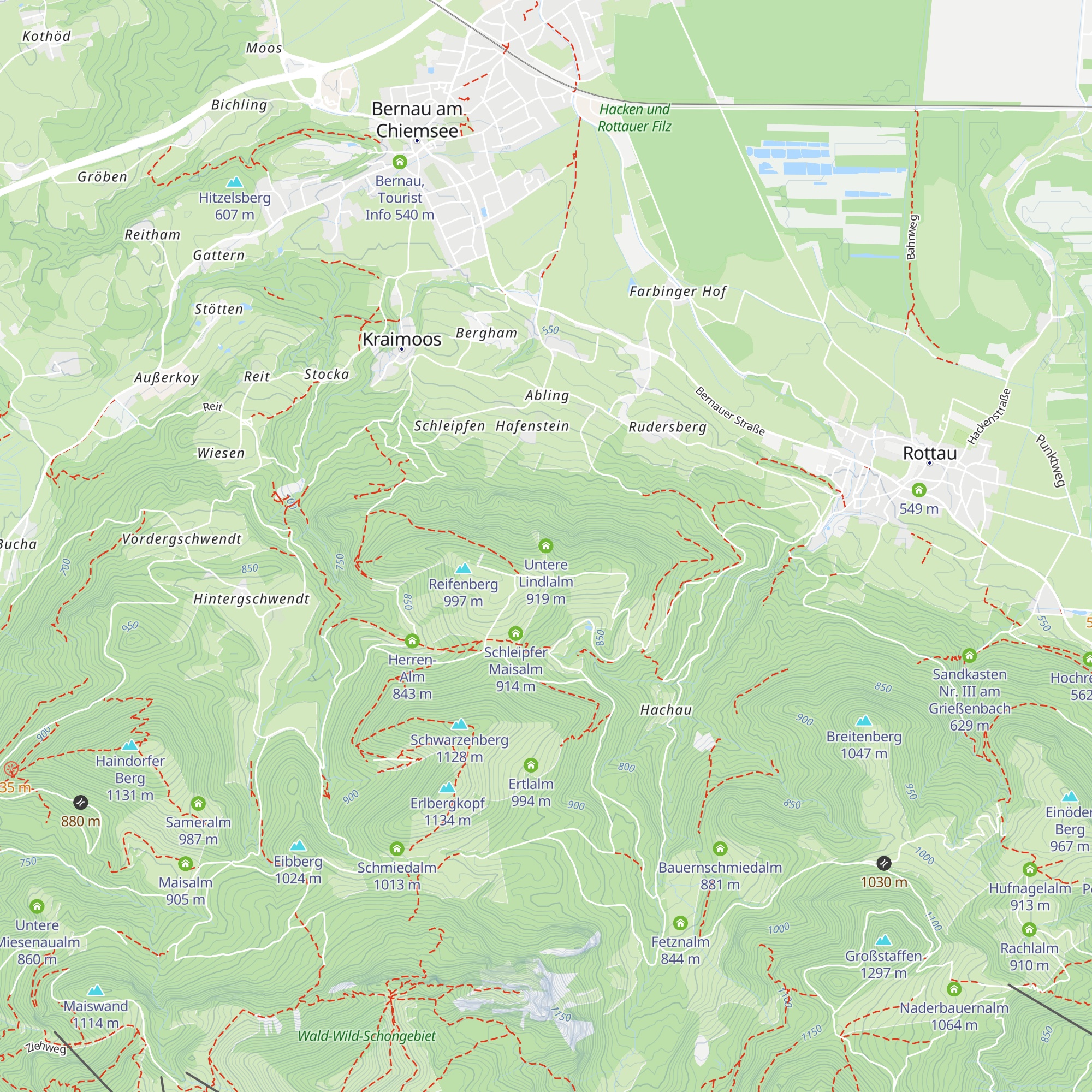 Untere Lindlalm map