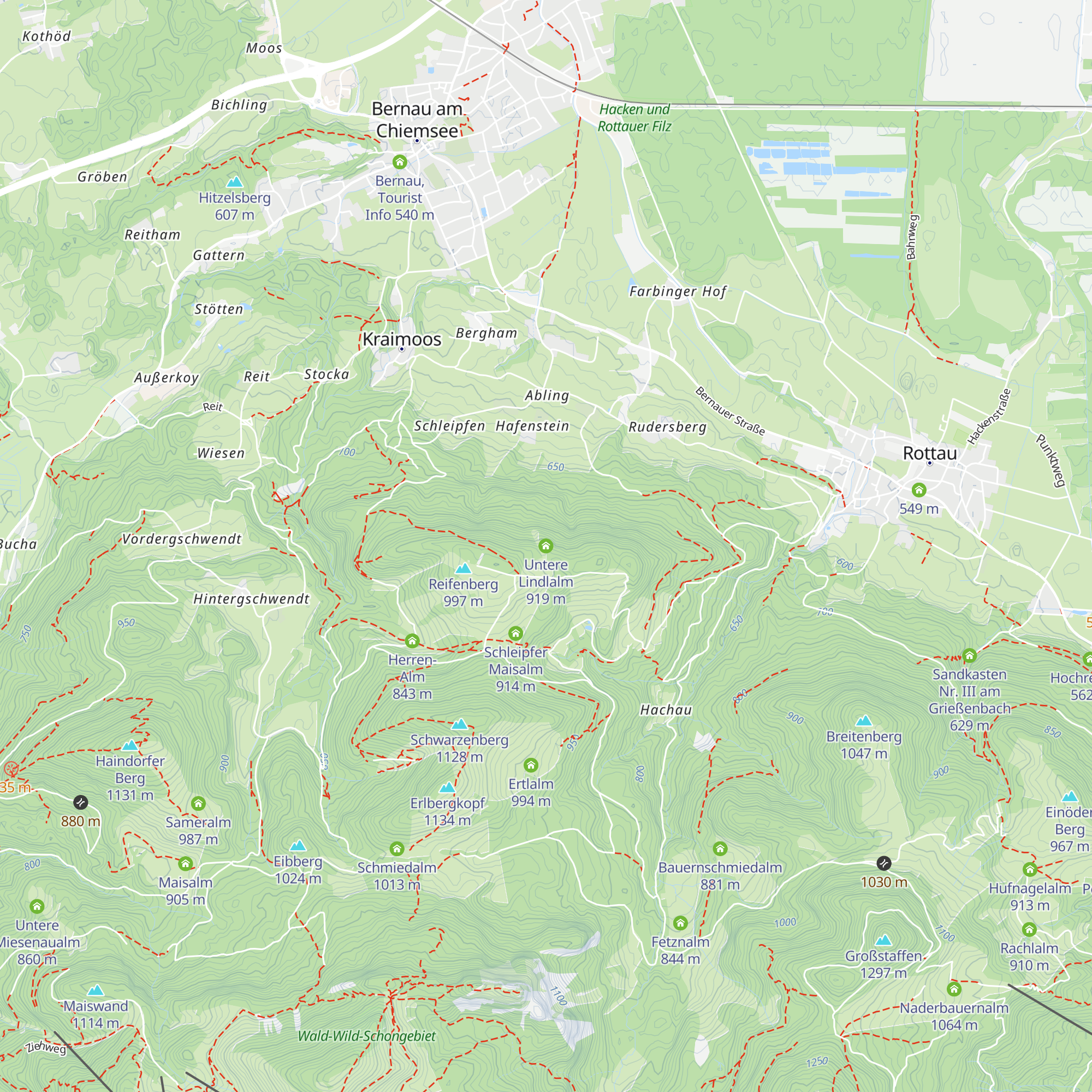 Untere Lindlalm map