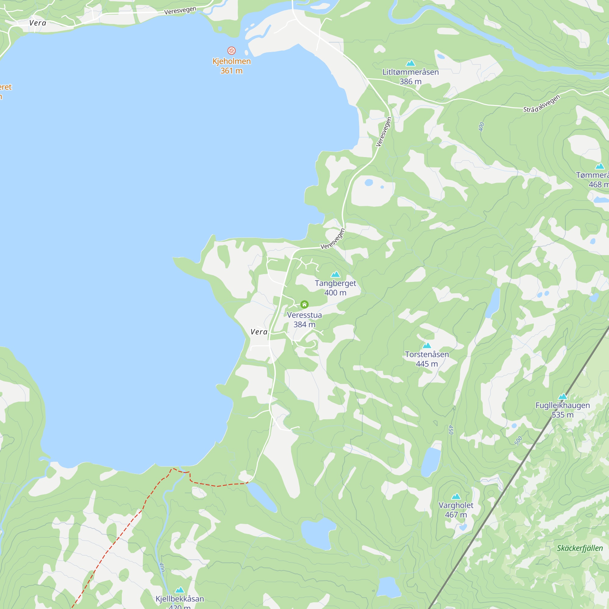 Veresstua map