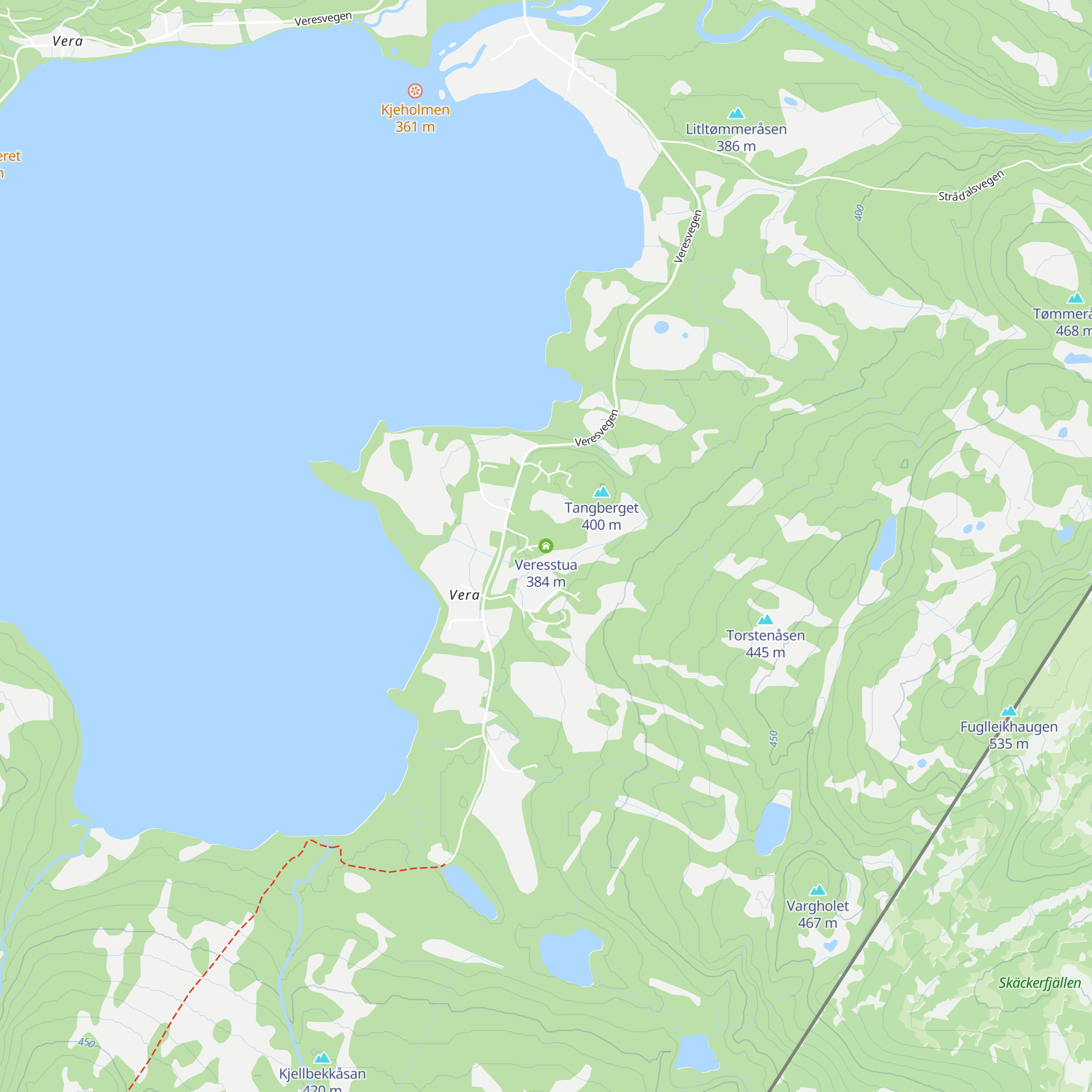 Veresstua map