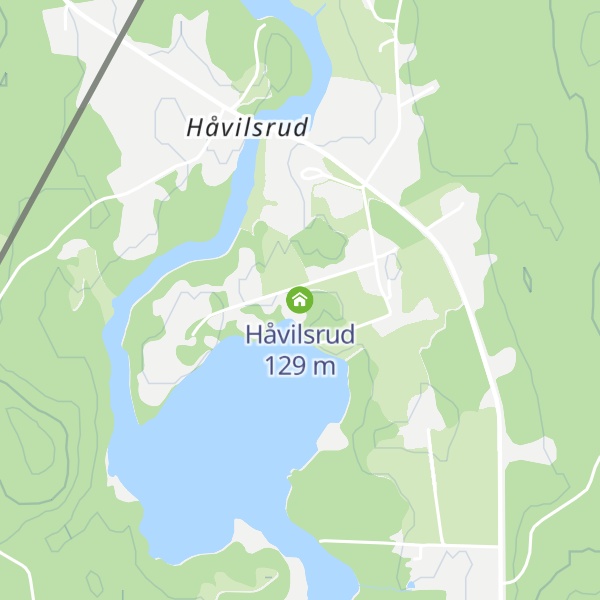 Map of Håvilsrud