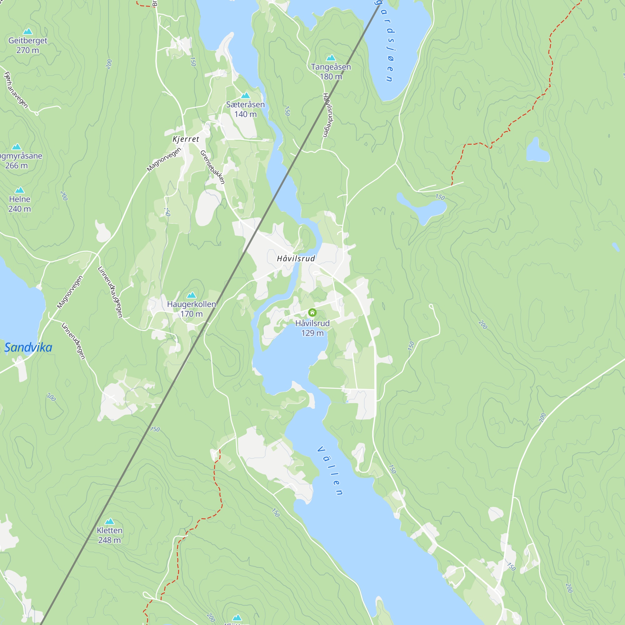 Håvilsrud map