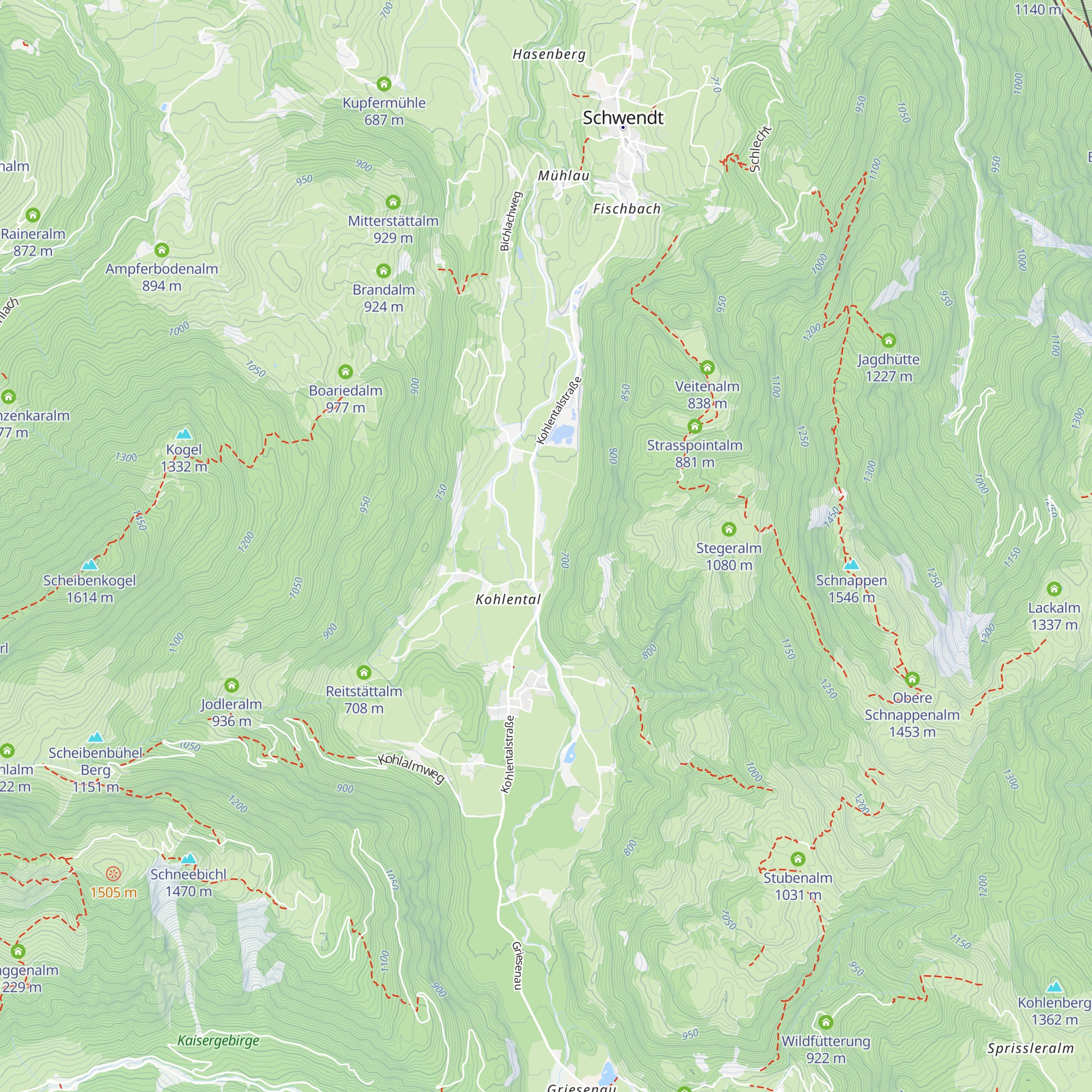 Kohlentalmühle map