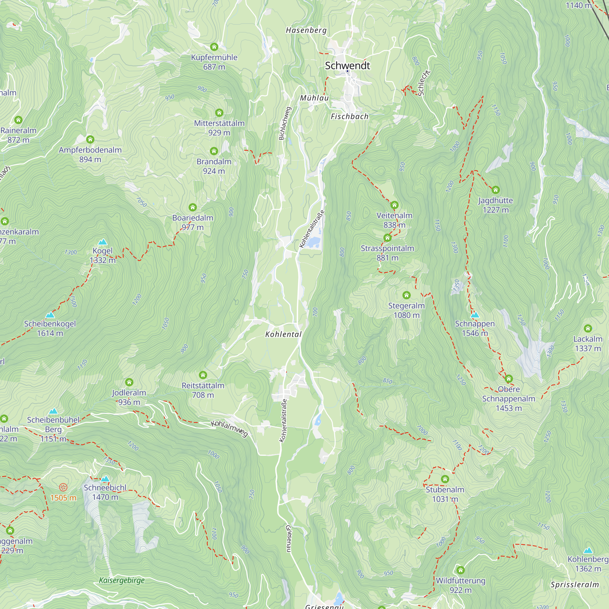 Kohlentalmühle map