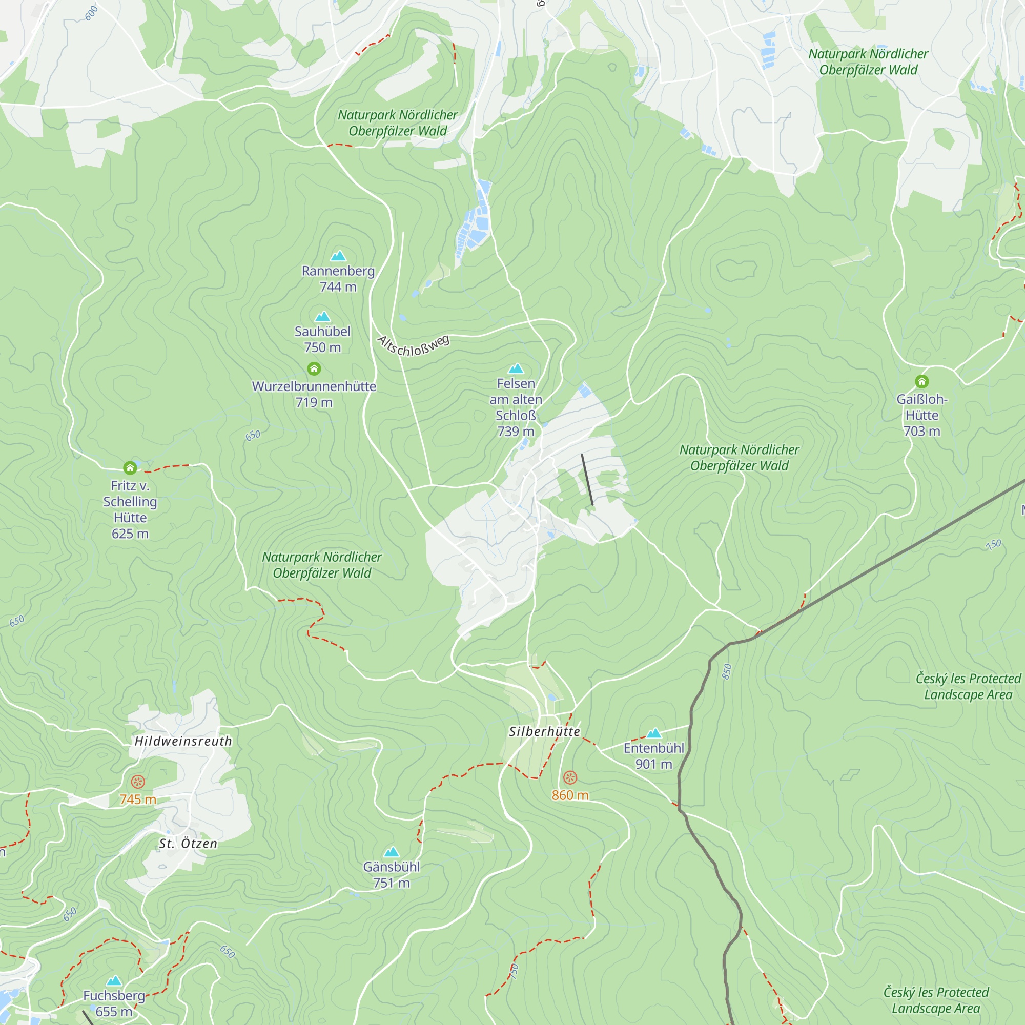Jugendgästehaus Altglashütte map