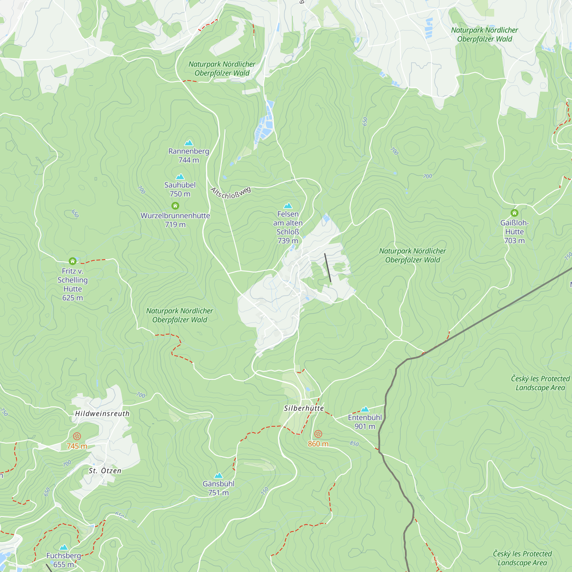 Jugendgästehaus Altglashütte map