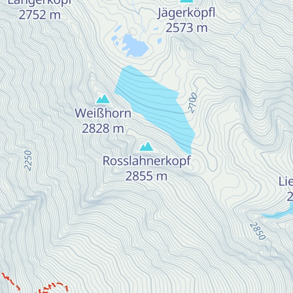 Map of Rosslahnerkopf