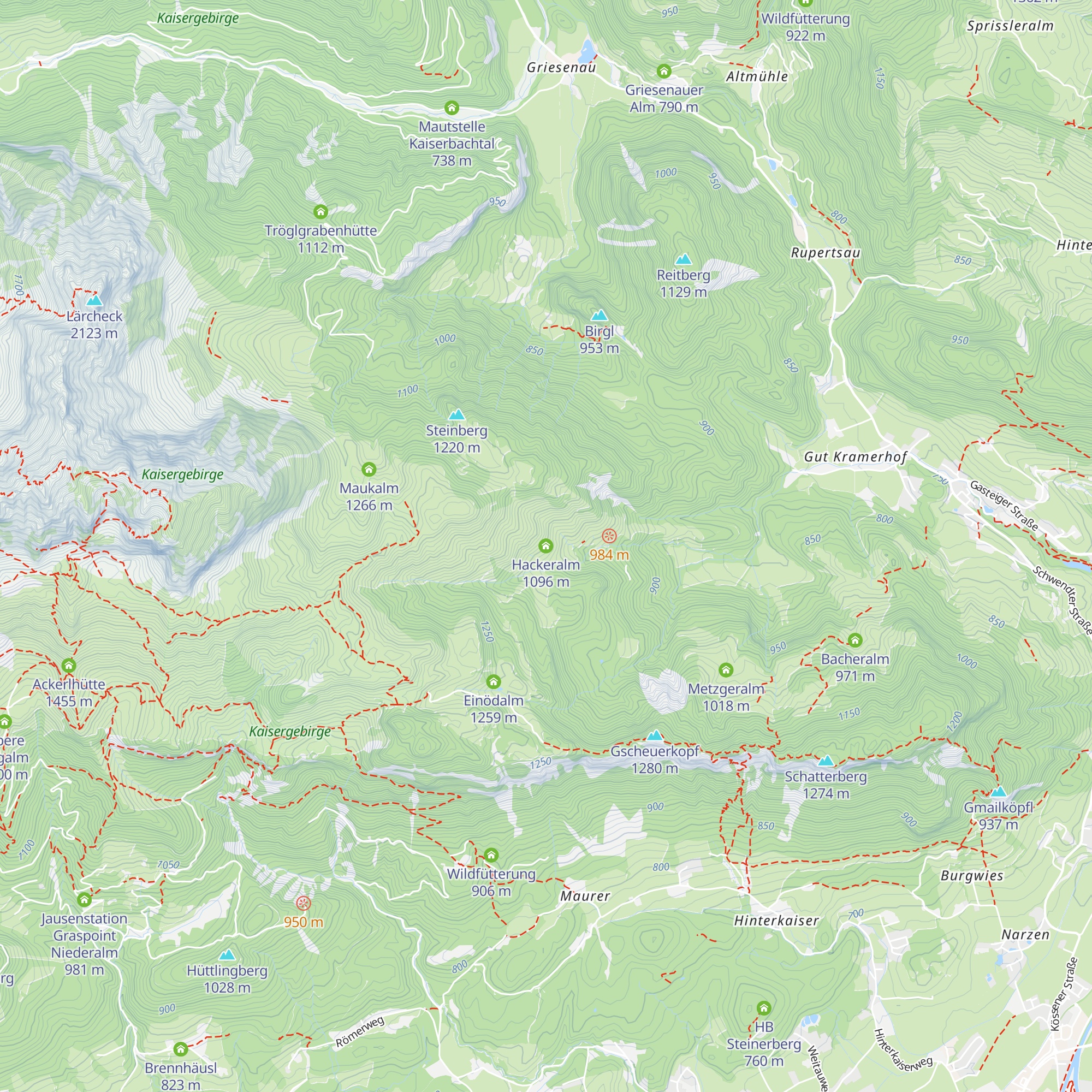 Hackeralm map