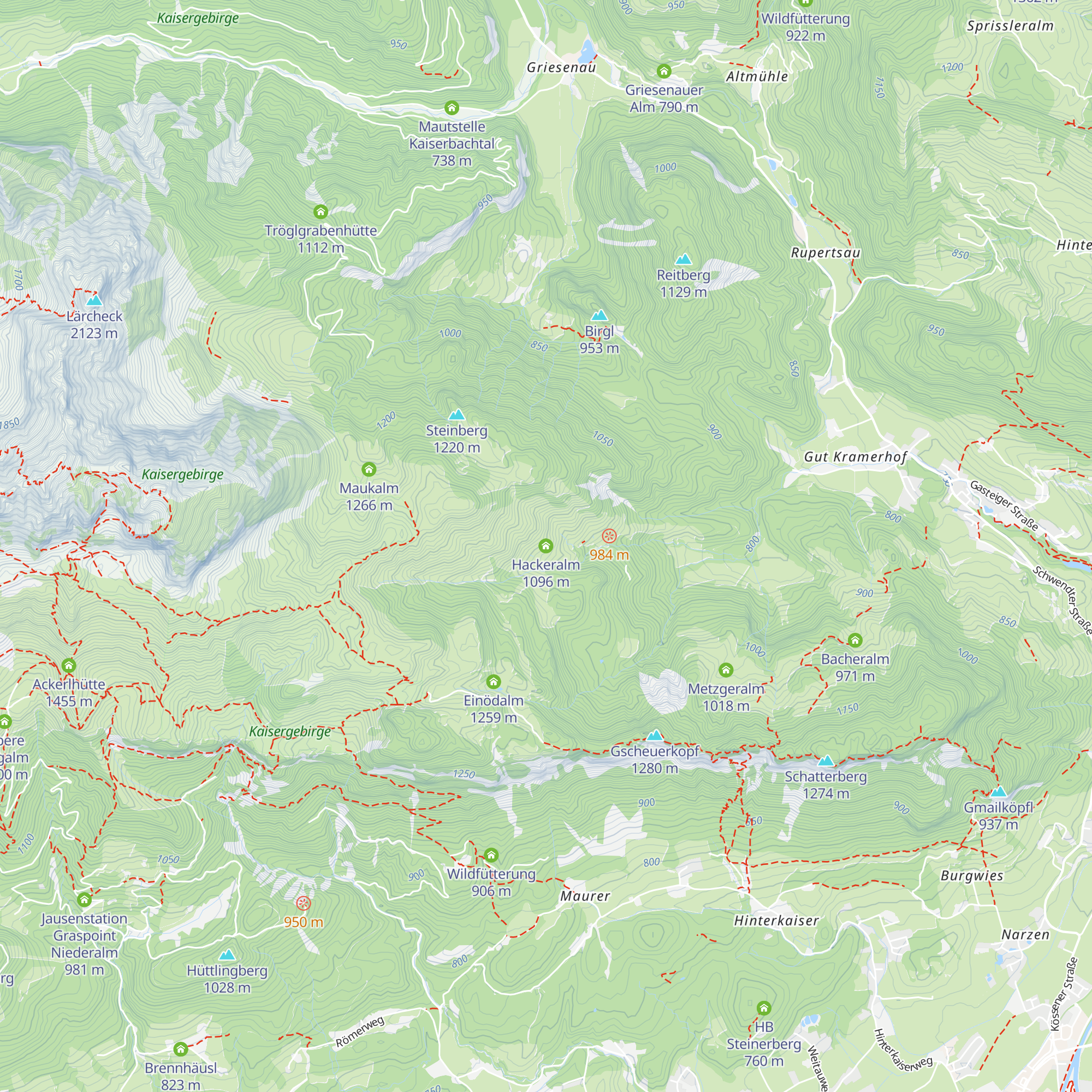 Hackeralm map