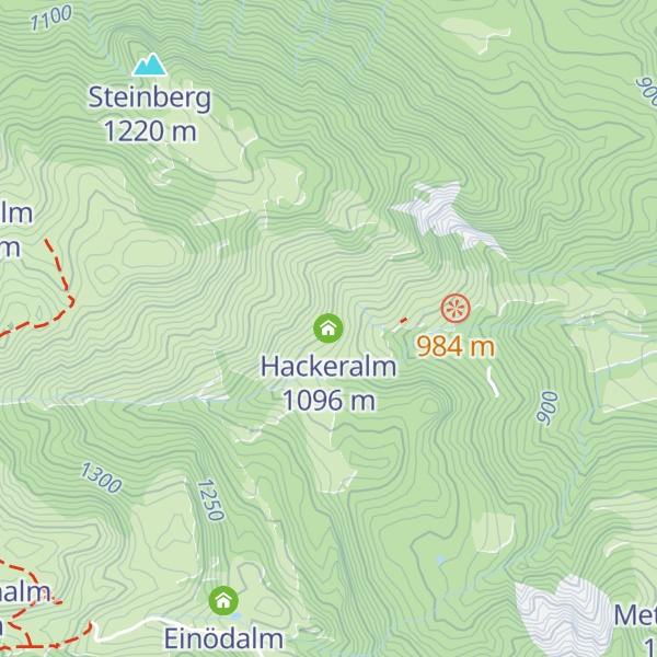 Map of Hackeralm