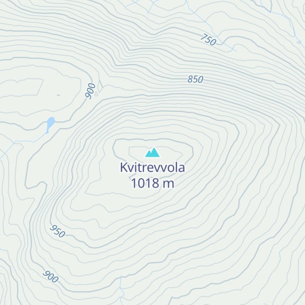 Map of Kvitrevvola