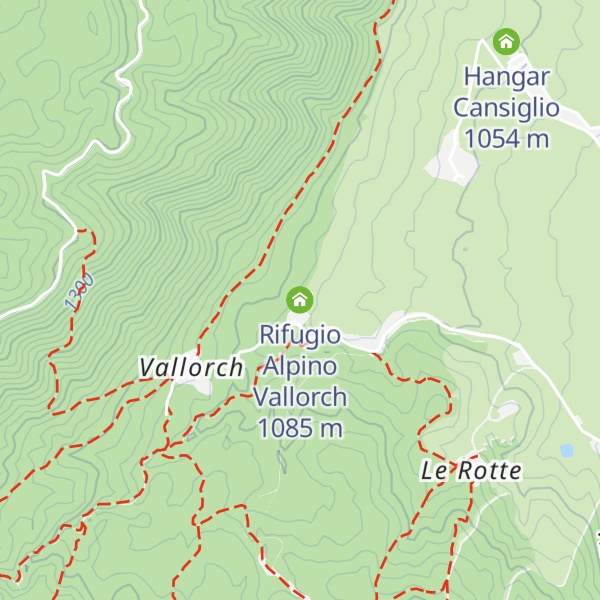 Map of Rifugio Alpino Vallorch