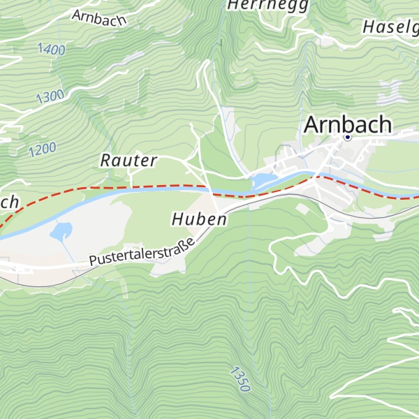 Map of Puschtra Alm
