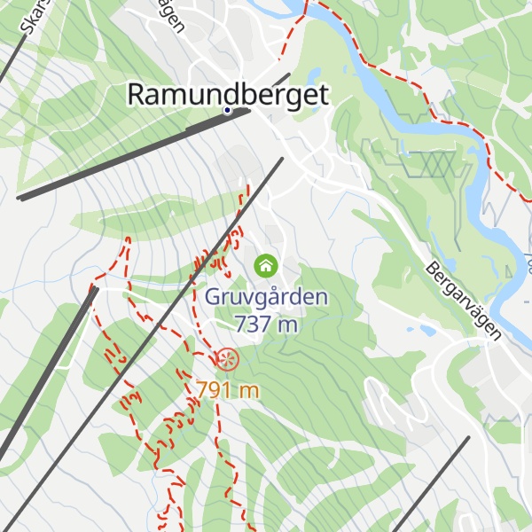 Map of Gruvgården