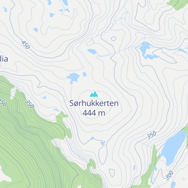 Map of Sørhukkerten