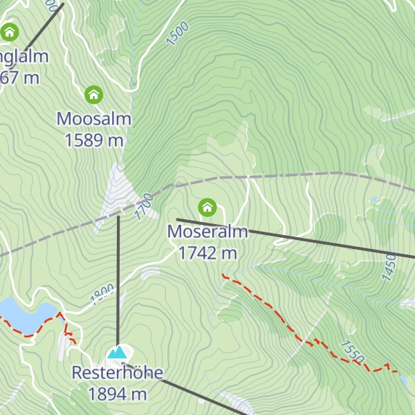 Map of Moseralm