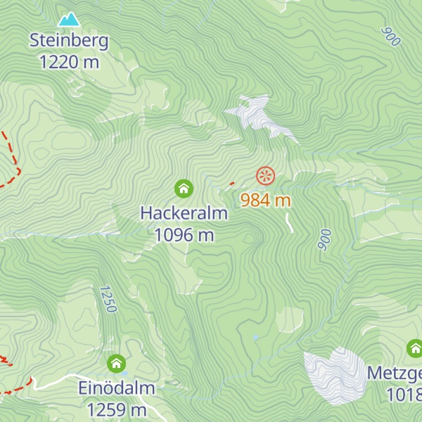 Map of Kl.Priv. Hütte