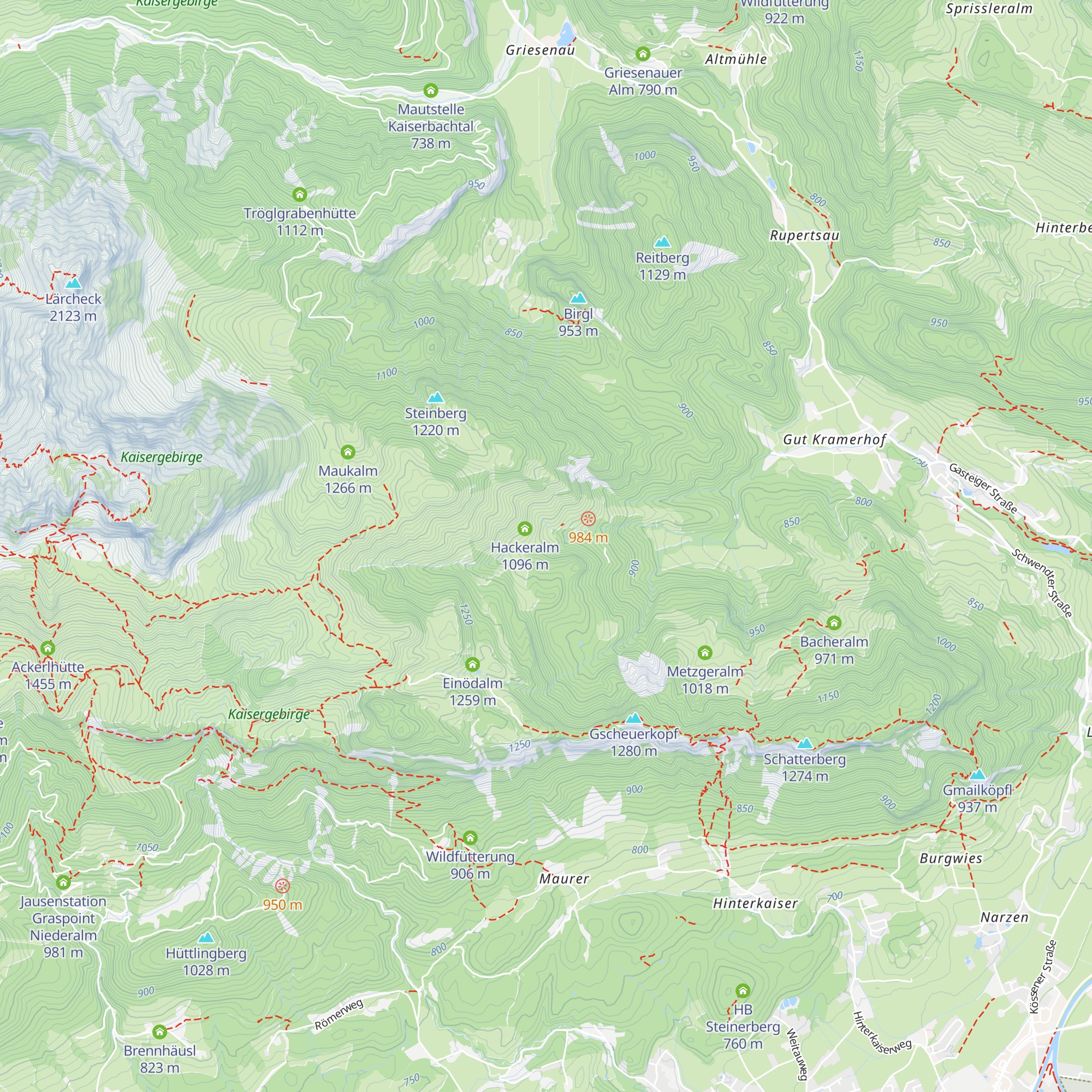 Kl.Priv. Hütte map