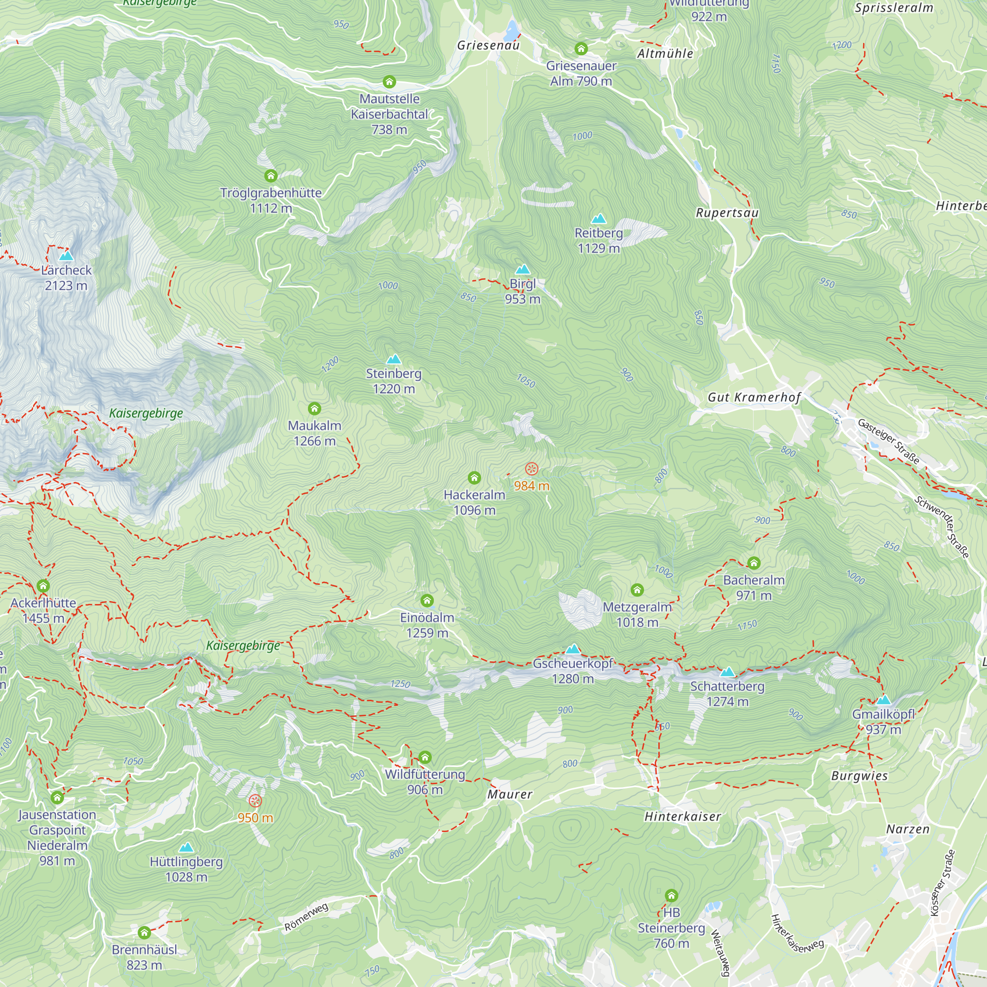 Kl.Priv. Hütte map
