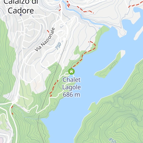 Map of Chalet Lagole