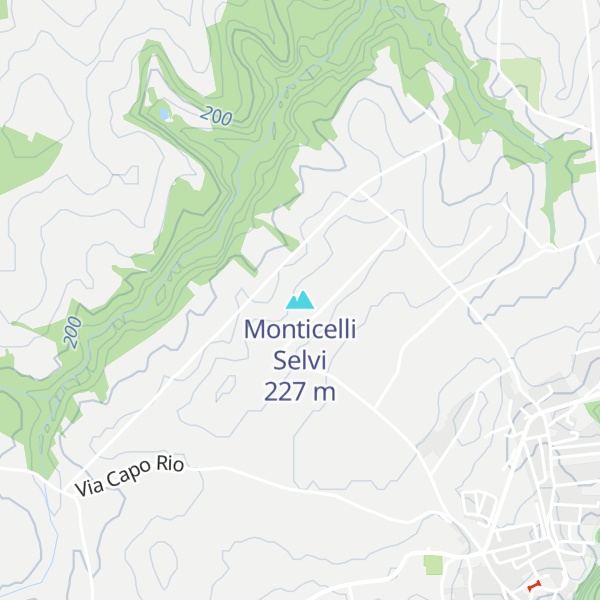 Map of Monticelli Selvi