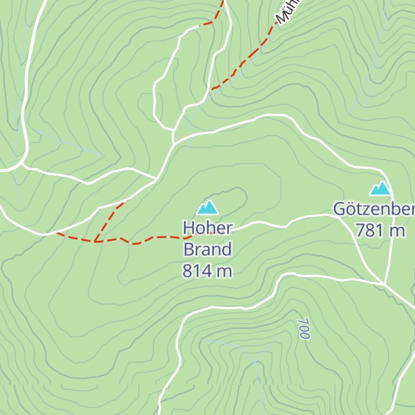 Map of Hoher Brand
