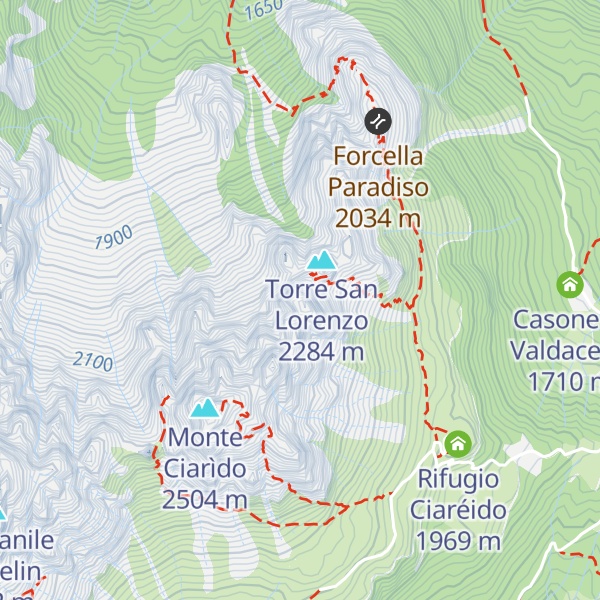 Map of Torre Pian dei Buoi