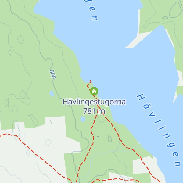 Map of Vandrarstugan