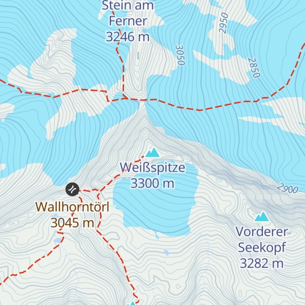Map of Weißspitze