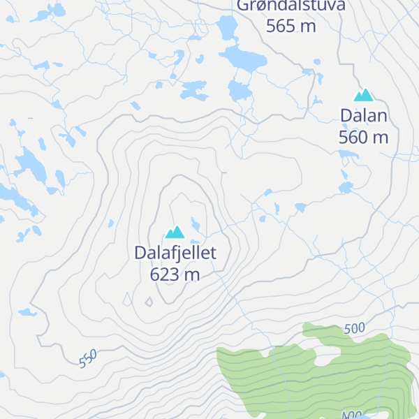 Map of Sørhukkertan