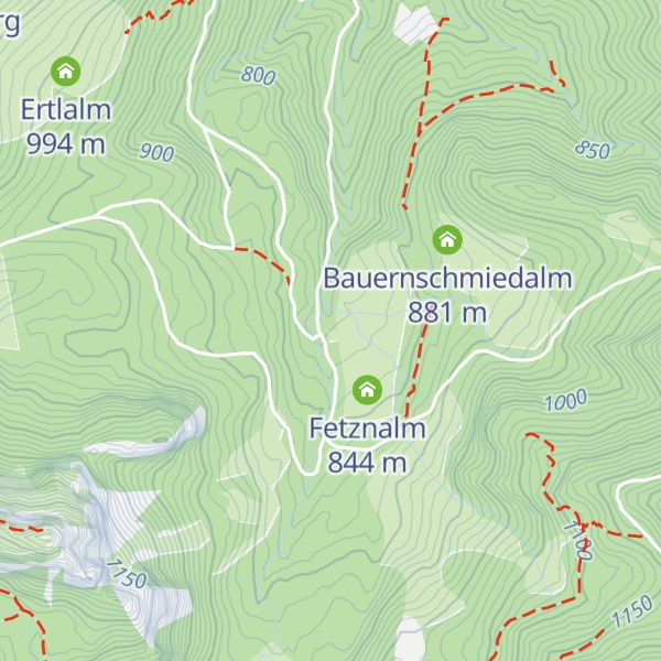 Map of Vorderalm