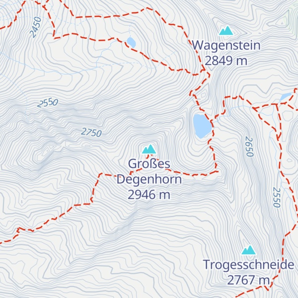 Map of Großes Degenhorn