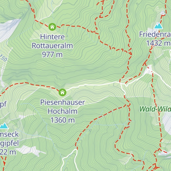 Map of Grassauer Hütte