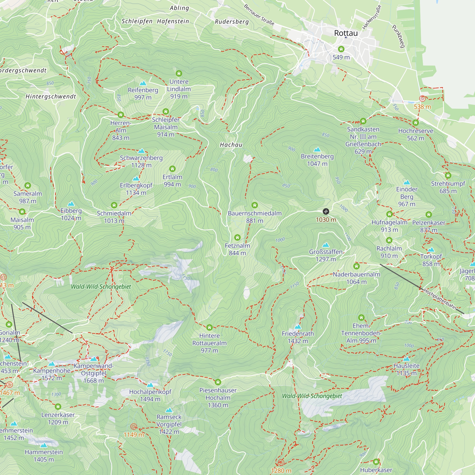 Fetznalm map