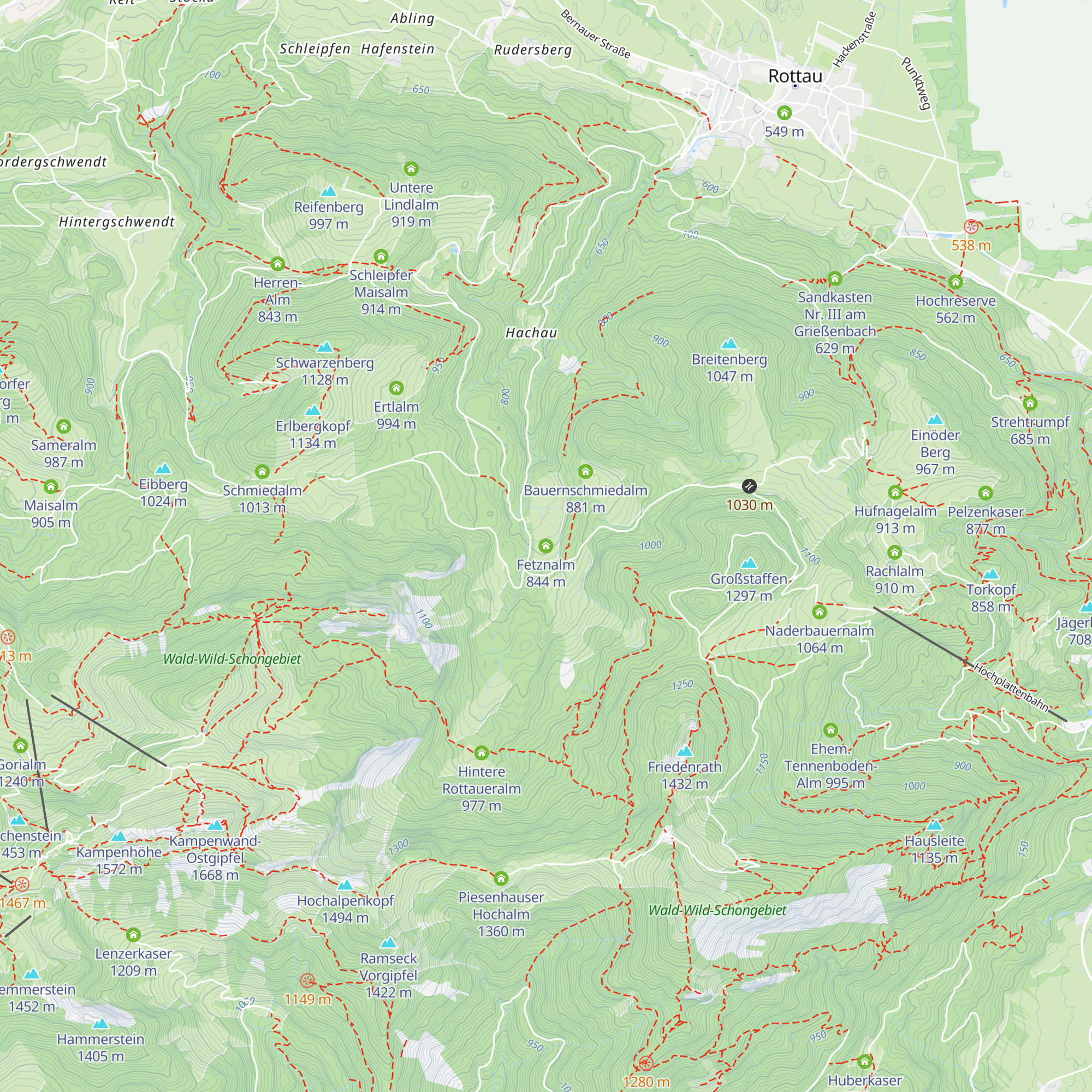 Fetznalm map