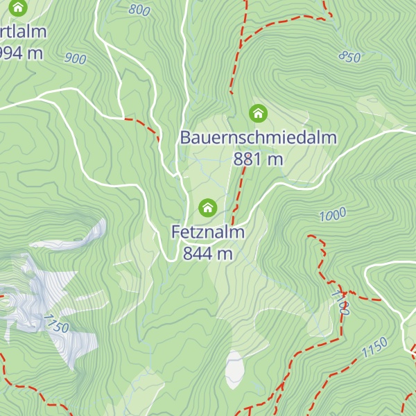 Map of Fetznalm
