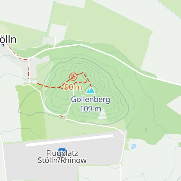 Map of Gollenberg