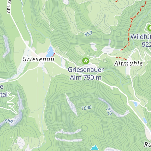 Map of Pflanzgarten Hütte