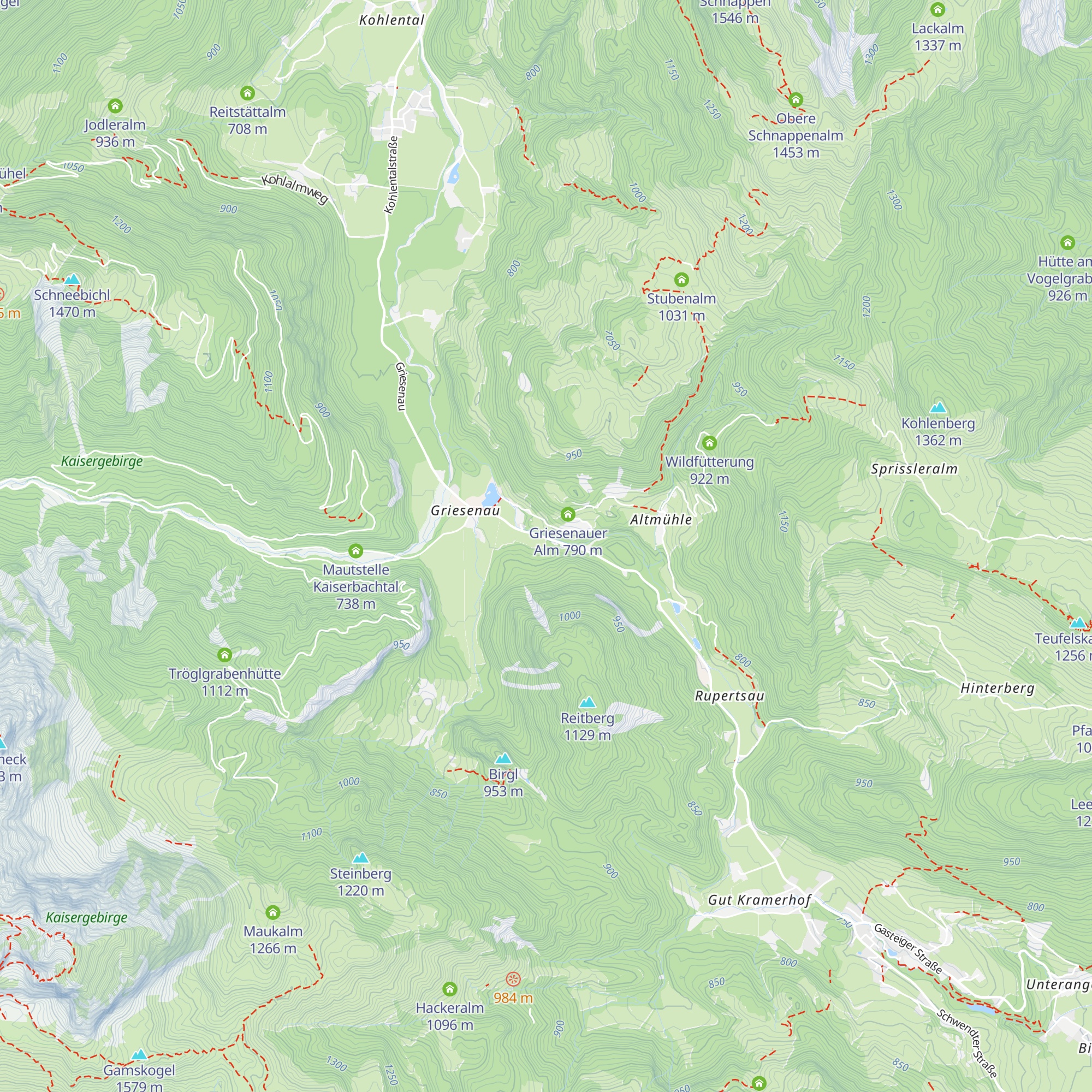 Pflanzgarten Hütte map