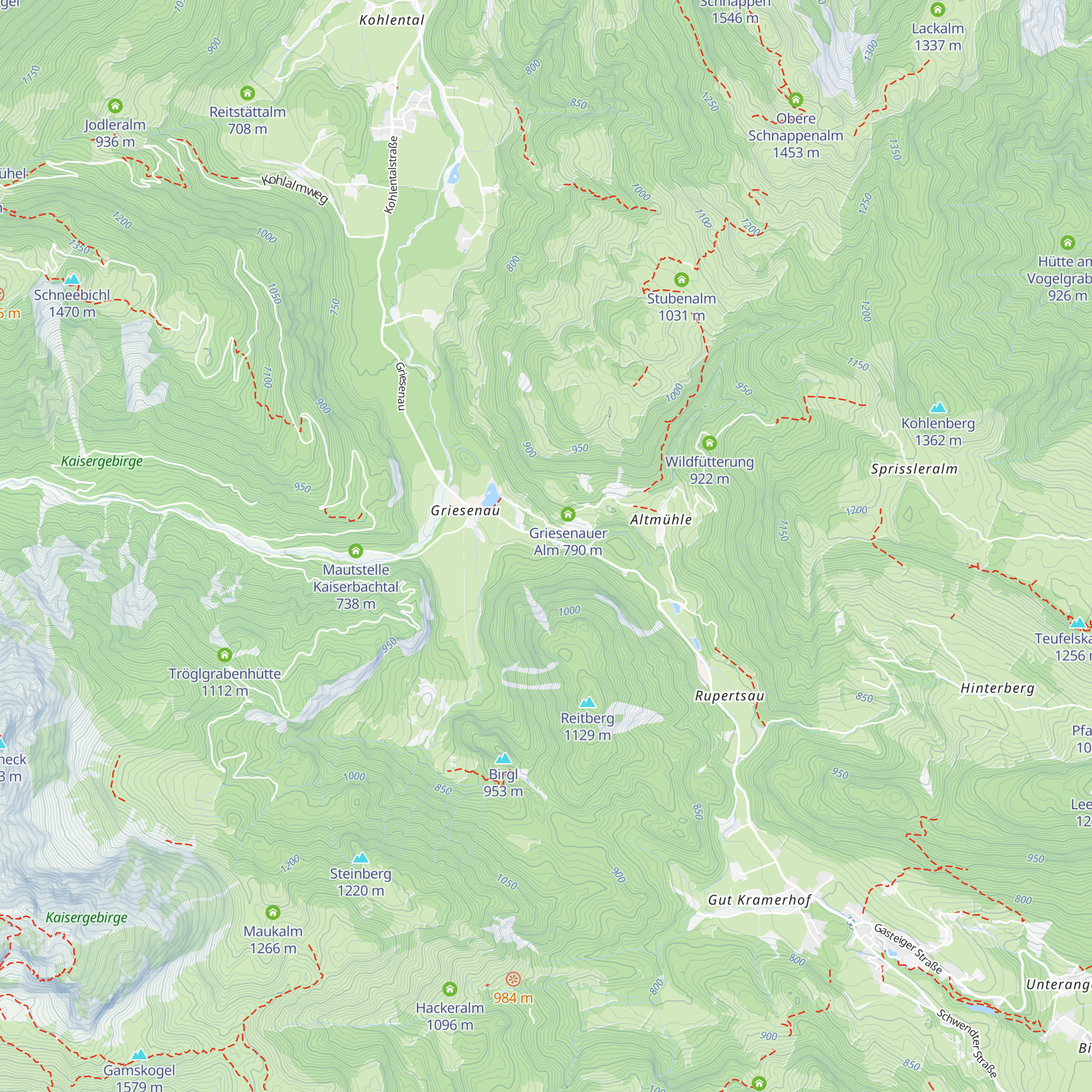 Pflanzgarten Hütte map