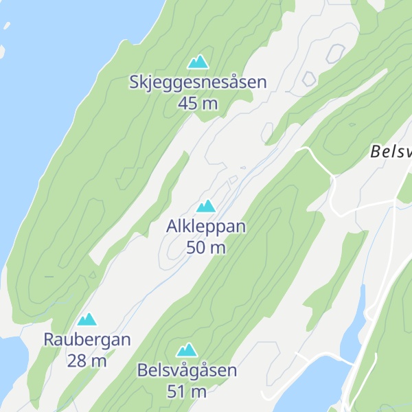 Map of Alkleppan