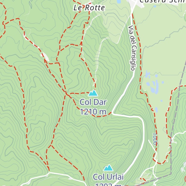 Map of Col Dar