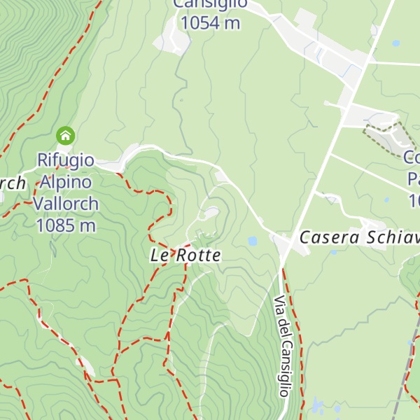 Map of Casera Le Rotte