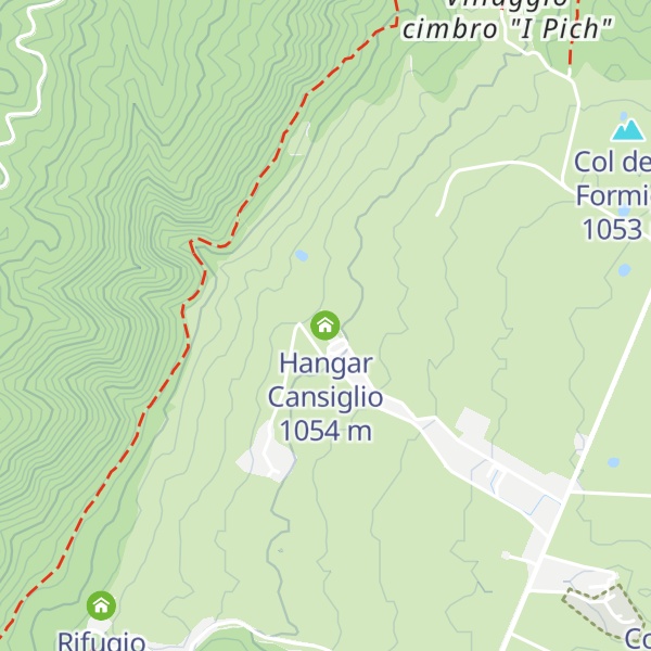 Map of Hangar Cansiglio