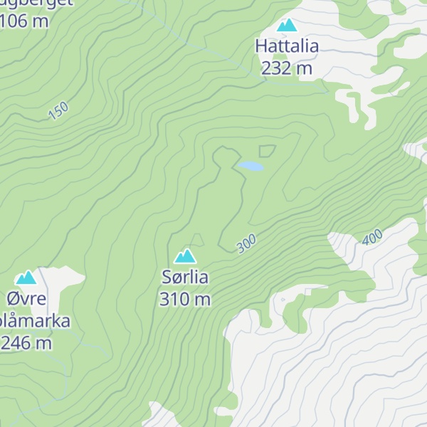 Map of Sørlikammen