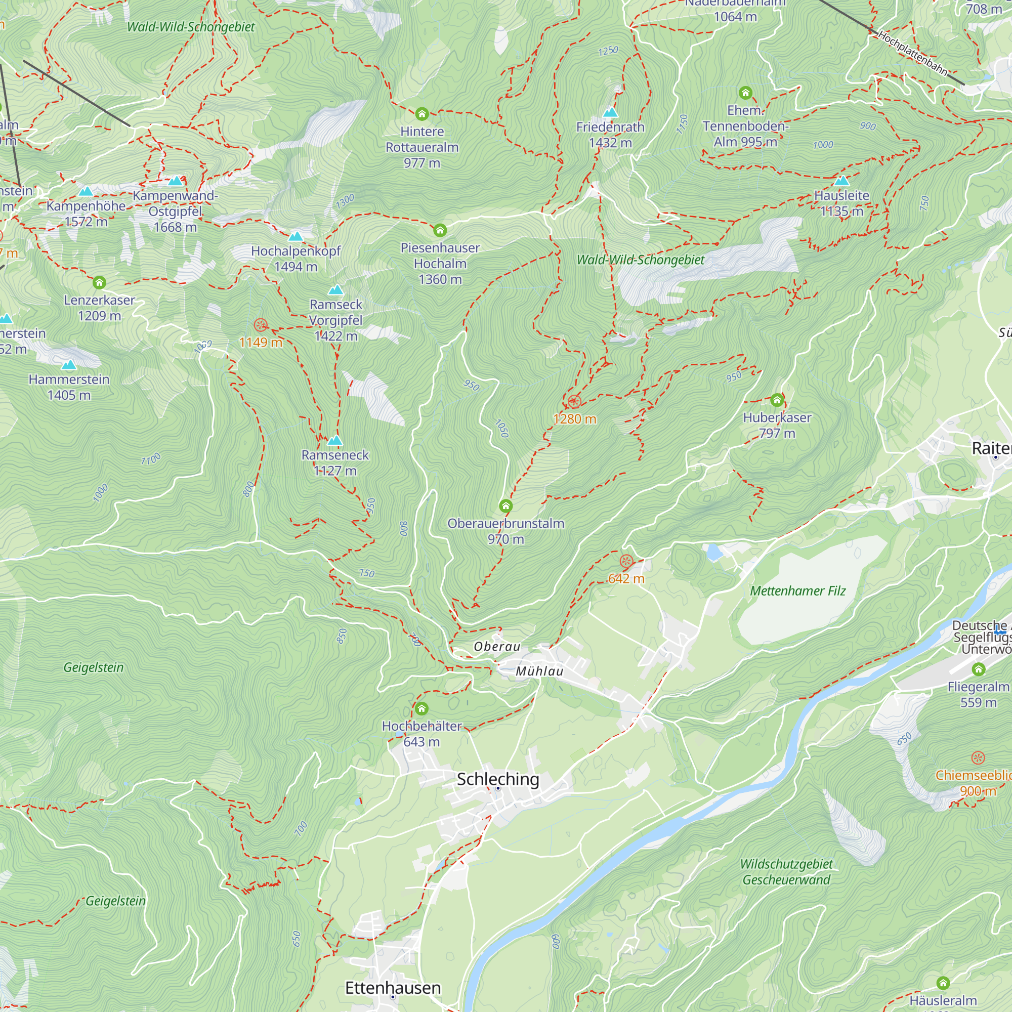 Oberauerbrunstalm map