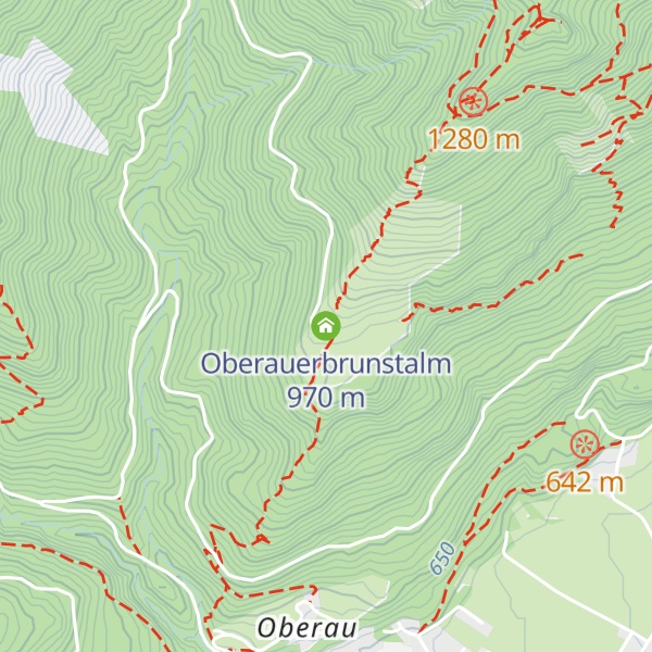 Map of Oberauerbrunstalm